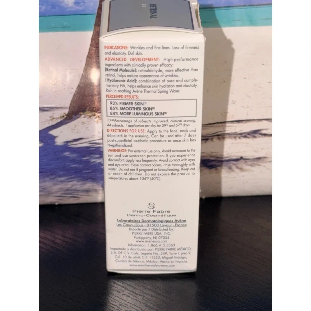 Avene Retrinal 0.1 Intensive Multi-Corrective Cream 15ml 0.5oz Retinaldehyde